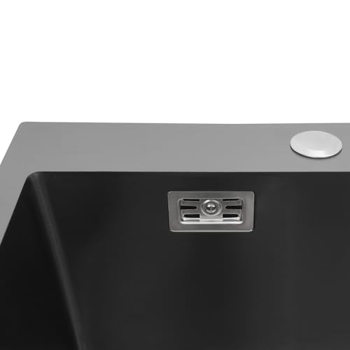 Ensemble évier de cuisine en acier inoxydable monocuve encastrable pour la maison - 4