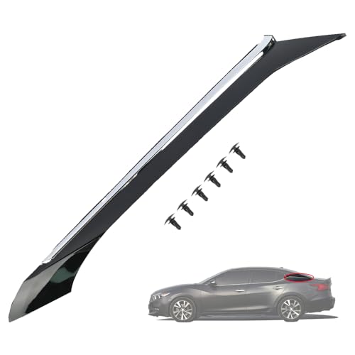 Getfarway C- Pillar Trim Molding 788739DJ1A 788739DD0A 78873-4RA0A Compatible with Nissan Maxima 2016-2021 Rear Left Driver Side Body Molding Panel Black (Left Driver Side)