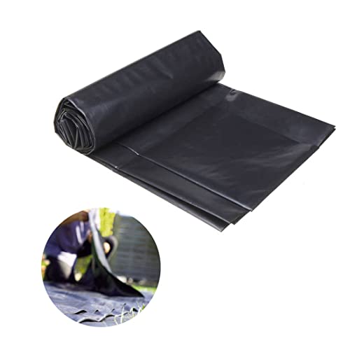 Bâche pour bassin koï membrane anti-humidité noire épaisse de 5x8m étanche
