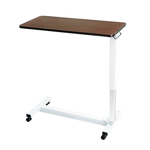 Dynarex Bariatric HD Overbed Table - Steel Welded H-Base - Spring...