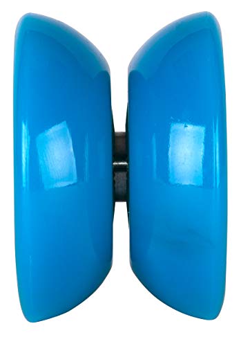 duncan toys butterfly xt yo-yo with string ball bearing axle and plastic body string trick yo-yo blue with green cap