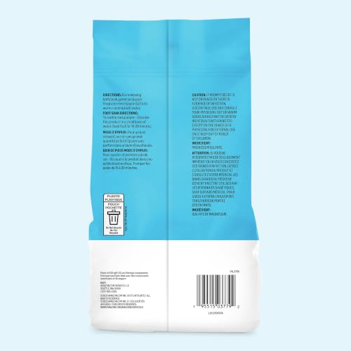 Amazon Essentials Epsom Salt Soak, Magnesium Sulfate USP, 3 Pound, 6-Pack - image 6