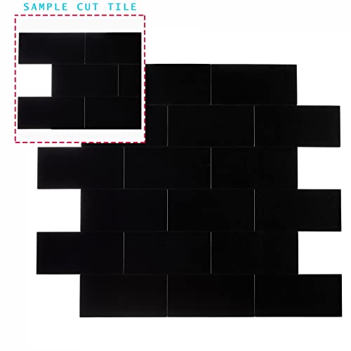 Avant Decor | Stone Composite Subway Tile | Peel And Stick Kitchen Backsplash Tiles | Stick On Wall Tiles | Easy Diy Installation | 5” X 5” | Sample Tile #TOP1