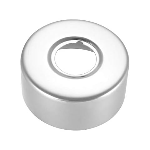Placa de acero inoxidable sourcing map para tubo de 25mm Cover