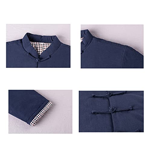 ZHOUXIAO Tuta Invernale Tang 100% Cotone Uomo Tai