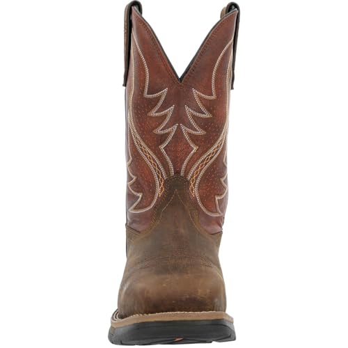 Durango Mens Workin' 11 Inch Slip Resistant Soft Toe Work/Duty - Brown3
