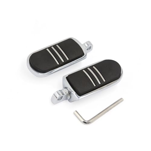 Repose-pieds arrière de moto Motoforti en aluminium durable de 10,3 mm d'épaisseur