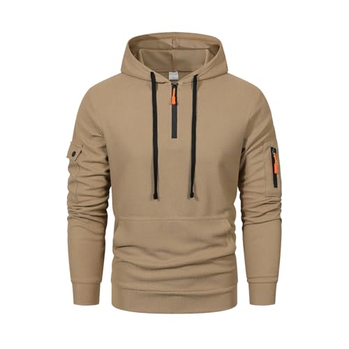 Zipper Hoodies for Men Fishing Military Hunting Sweatshirt Casual Hoodie with Pocket Oversized2