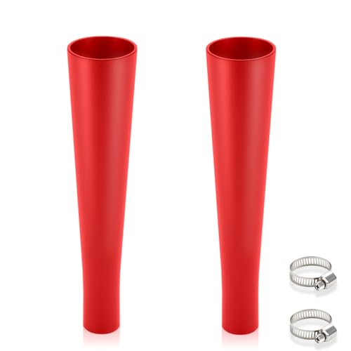 UbiCoSptJoy Baseball Softball Training Equipment for Training Hitting, Universal Batting Tee Topper Replacement, Strong Basic Ball Rest Rubber Cup, 2 Pieces, Red