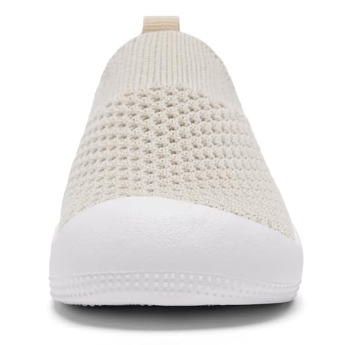 Image of Eashi Baby Boy Girl Non-Skid Indoor Infant Walking Shoes Breathable Warm Elastic Sock Shoes with Memory Sole Protect Toes Outdoor Sneakers
