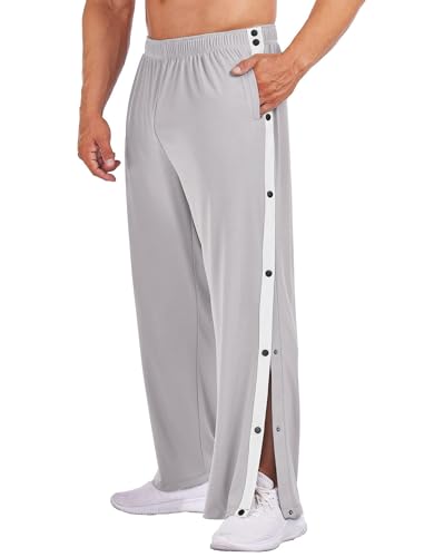 Pantalon de basket-ball détachable pour hommes Vantor à boutons-pression