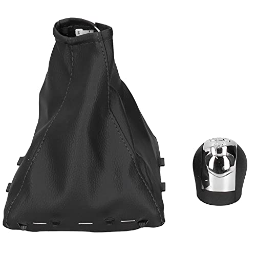 Longzhuo Pommeau de levier de vitesses à 5 vitesses avec couvercle de coffre adapté pour Opel Vauxhall Vectra C/Vectra B/Corsa/Astra 2002-2005
