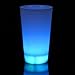 Fun Central 16 oz Glow LED Cup - Light Up Drinking Glass Party Supplies for Rave Events & Parties - Blue