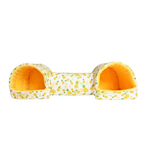 2026 Lit tunnel caché pour bébé cochon, lavable, petit animal, trou confortable pour les petits animaux, convient pour jouer au repos, comme les lapins,...