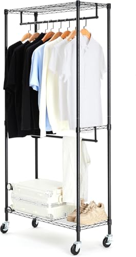 �n���K�[���b�N 2�i �m�����b�N �ω׏d181kg ��� �L���X�^�[�t�� �I�t�� �ω׏d181kg, ��91.4 x ���s35.6 x ����182.9 cm, �u���b�N [���s�A���i]