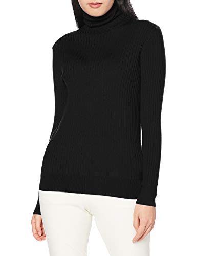 [エヌナチュラルビューティーベーシック*] セーター ウールベーシックニット 166-0170039 レディース ブラック 日本 M (日本サイズM相当)