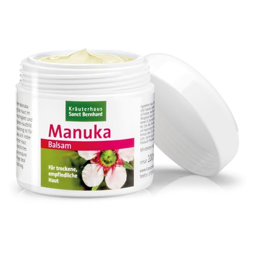 Sanct Bernhard Manuka-Balsam | Für trockene empfindliche Haut | Mit echtem Manukahonig | 100ml