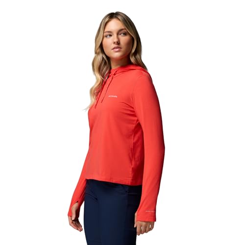 Columbia Women's Sun Trek Hoodie II, Poppy Red, Large - image 3
