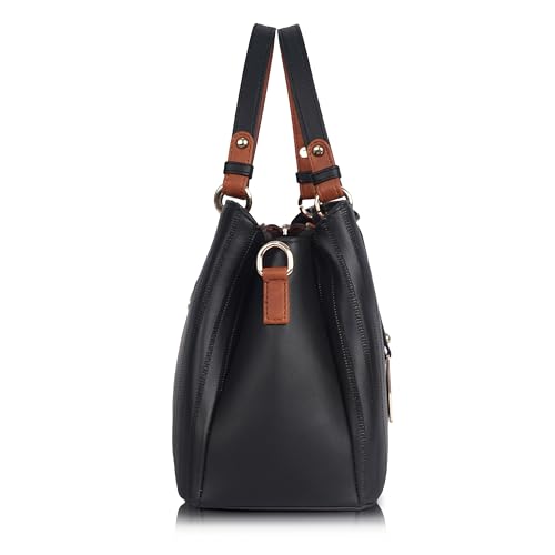 Image of Lady Quinton Women's Striped Line Handbag for Women| Ladies purse | Stylish Shoulder Bag | Gift for Women