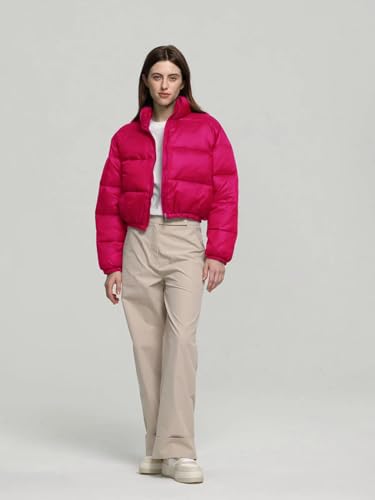 Image of KOTTY Women Nylon Full Sleeve Solid Standard Length Puffer Jacket