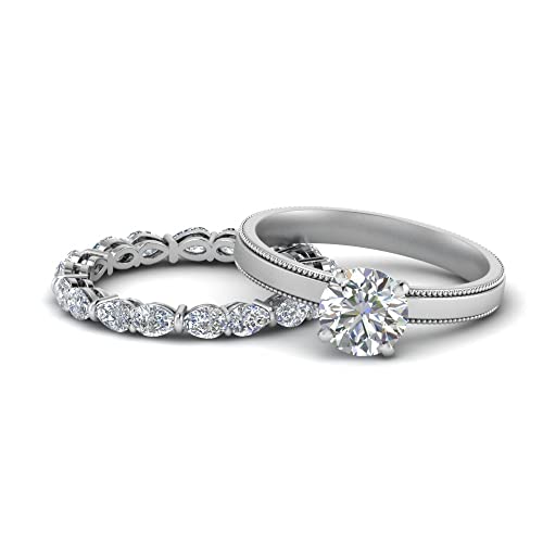 Bague alliance femme en argent avec diamant CZ personnalisable du 47 au 70