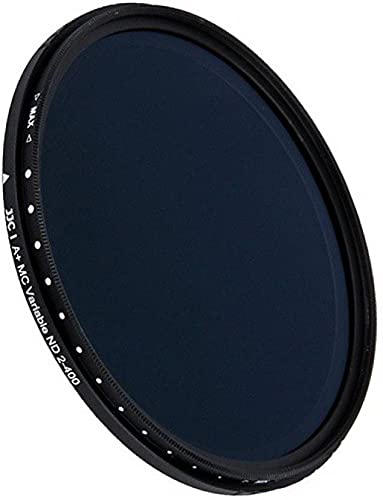 Image of JJC F-NDV62 Series Variable Neutral Density ND2 -ND400 Adjustable ND Filter for Camera Lens Photography (62mm)
