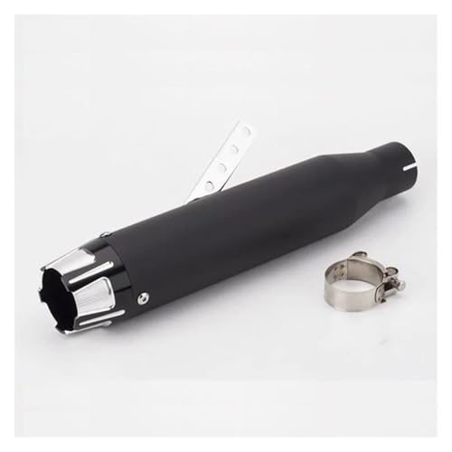 UMIXIRE Sistemas de Escape para Harley para Davidson para Iron 883 W800 XV950R Tubo De Escape De Motocross De 51 Mm Silenciador De Escape Universal Silenciador(A1)
