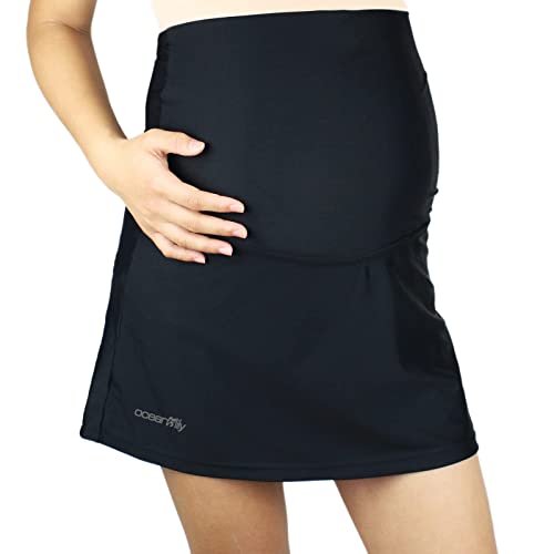 Oceanlily High Waist Over The Belly Maternity Swimwear Swim Skirt-Swim Brief Attached - Main Image