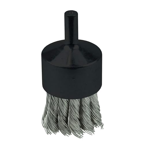 Weiler 10031 1-1/8" Knot Wire End Brush, .014" Stainless Steel Fill, Made in the USA (Pack of 10)