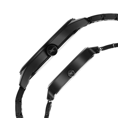 Image of Fastrack Mixmatch 4.0 Black Dial Pair Watch