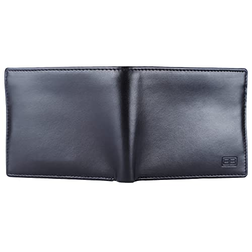 Image of Brooklyn Bridge Wallet for Men's Slim Leather Wallet with RFID & Coin Pocket - Stylish Bifold for Cards & Cash | Multiple Card Slots | Durable Everyday