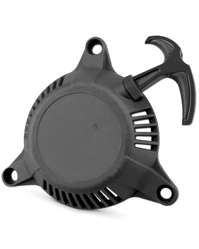 Image of LANDSIN 71342 Recoil Starter with Handle Fit for Predator Surge 1400W Running 1100W Inverter Generator, Generator Pull String Replacement 59186 57063, Black