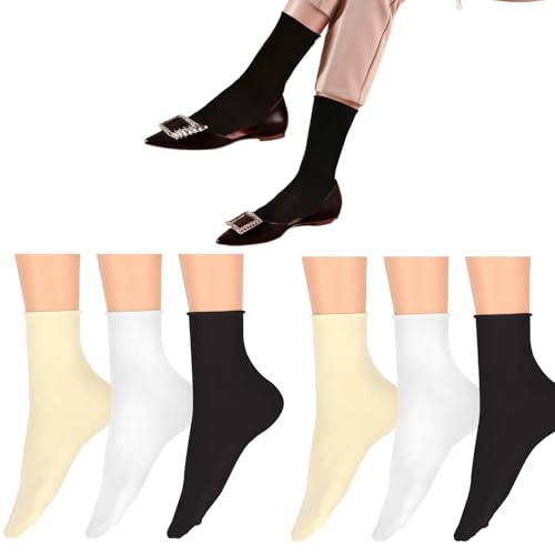 Image of 3 Pairs Womens Lace Ankle White Ruffle Frilly Dress Sexy Mesh Lace Trim Lolita Sock Lacy Ruffled Bootie Socks