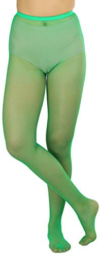 Image of ToBeInStyle Women's Sexy Vibrant Fine Classic Fishnet Full Footed Pantyhose