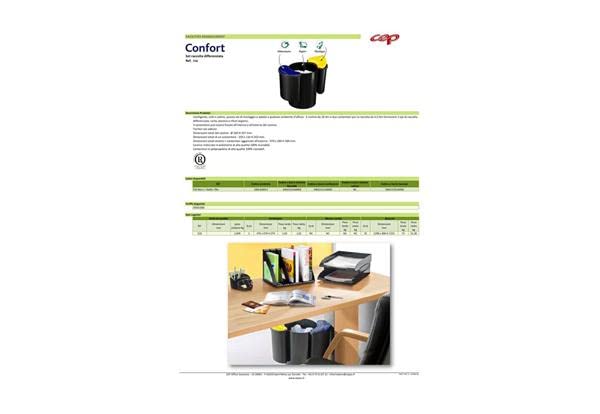 CEP 516 Panier Tri Sélectif Avec Sac Poubelle - Rangement Propre Et Pratique