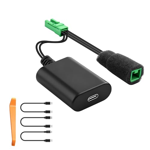 Forccord Volvo Dashcam Power Adapter 3-pin Model A with USB