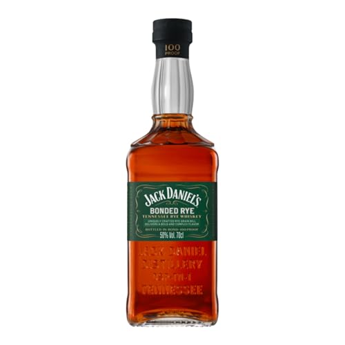 Jack Daniels Bonded Rye - Tennessee Whiskey - Super Premium - Geschenkempfehlung- Komplexer Geschmack mit Noten von Trockenfrüchten Toffee und Karamell-0.7L/50% Vol.