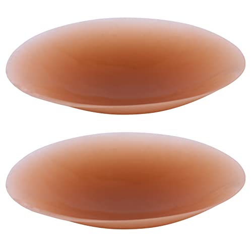 BESTYASH Invisible Breast Stickers Women's Breast Pads Silicone Delicate Beautiful Dark Coffee