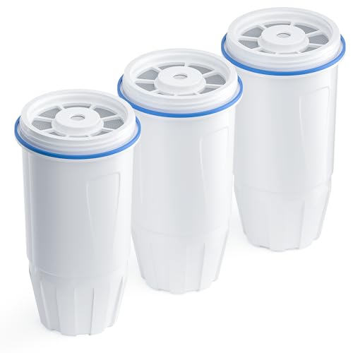 Image of BOGDA 3 Pack Water Filter Replacement Zero, 5-Stage Compatible with Zero Pitcher and Dispenser, Fit for Zero Filter Water Replacement Filters and ZR-001 ZR-017 ZR-004