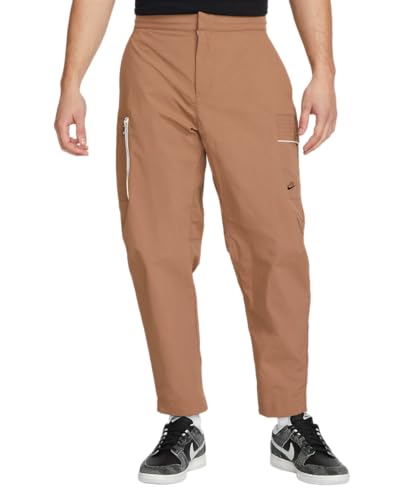 Nike Life Unlined Cotton El Chino Pants (US, Numeric, 38, Regular, Regular, Archaeo Brown/Sail/Ice Silver/Archaeo)4