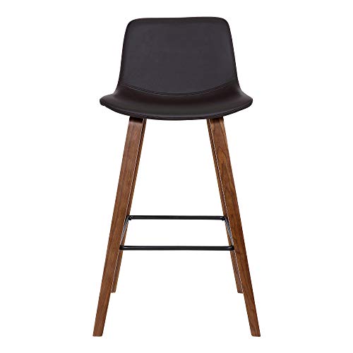 Armen Living LCMDBAWABR26 Maddie Modern Contemporary 26 Inch Seat Height Bar Stool thumb #2
