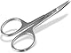 Nagelschere mit extra grossen Fingeraugen - gebogener Schnitt - rostfreies Edelstahl
