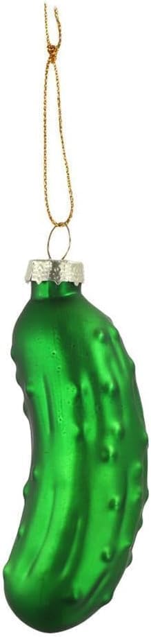 Grüner Weihnachtsbaumschmuck, eingelegtes Glas, geblasene Ornamente,...