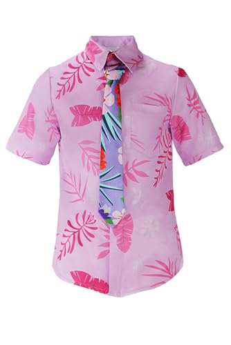 Nick Wilde Costume Fox Nick Cosplay Shirt Necktie Hawaii Shirt Tie Adults Mens Uniforms Halloween Outfits