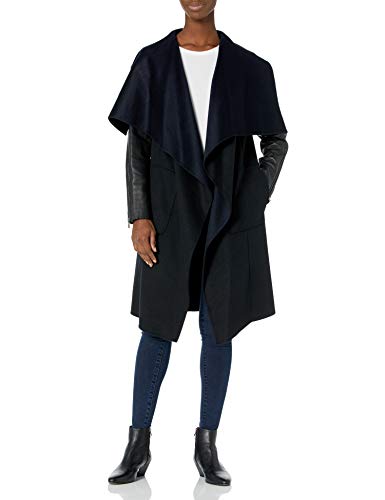 BCBGMAXAZRIA womens Bcbgmaxazria Long Draped Coat Women s Outerwear, Black, XX-Small US BCBGMAXAZRIA womens Bcbgmaxazria Long Draped Coat Women s Outerwear, Black, XX-Small US