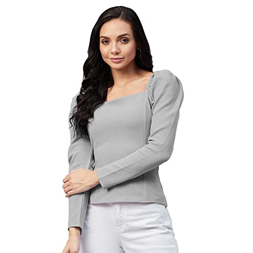 Image of Rare Women's Solid Regular Fit Blouse