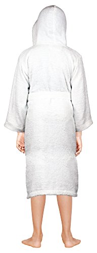 Skylinewears Kids Robe Hooded Soft Terry Cloth 100% Cotton Kid’s Boys & Girls Unisex Hooded Bathrobe2