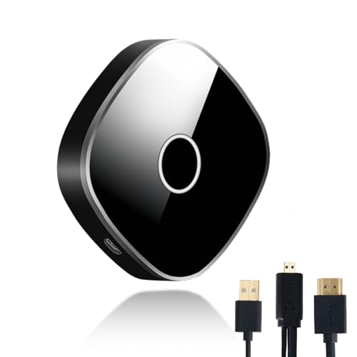 Chovbe Wireless HDMI Display Adapter 5/2.4GHz, Miracast Display Adapter, 4K WiFi Display Dongle, Screen Mirroring Device for iOS, Android, Windows, Mac, Support Miracast, Airplay, DLNA