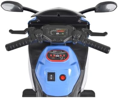 7. Bild von Moni Kinder Elektromotorrad Hurricane DREI Räder, Musikfunktion, Rückwärtsgang, Farben:blau