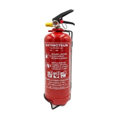 Extincteur 2 kg Poudre ABC Norme NF 2024